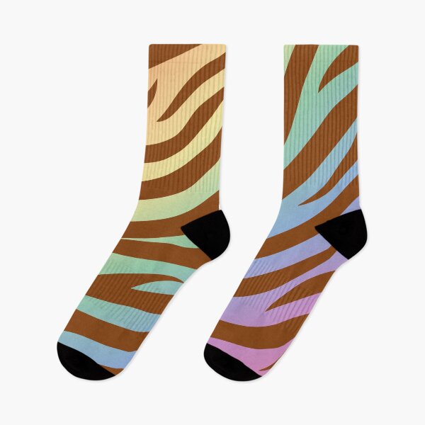 Item preview, Modern Graphic Zebra Print Pattern - Light Rainbow designed and sold by Frohyou.