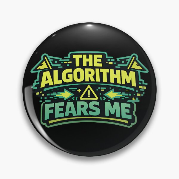 Artikelvorschau, Der Algorithmus hat Angst vor mir – Lustiges Internet-Humor-Typografie-T-Shirt-Glitch-Social-Media-Meme entworfen und verkauft von TeeTimeTreasure.