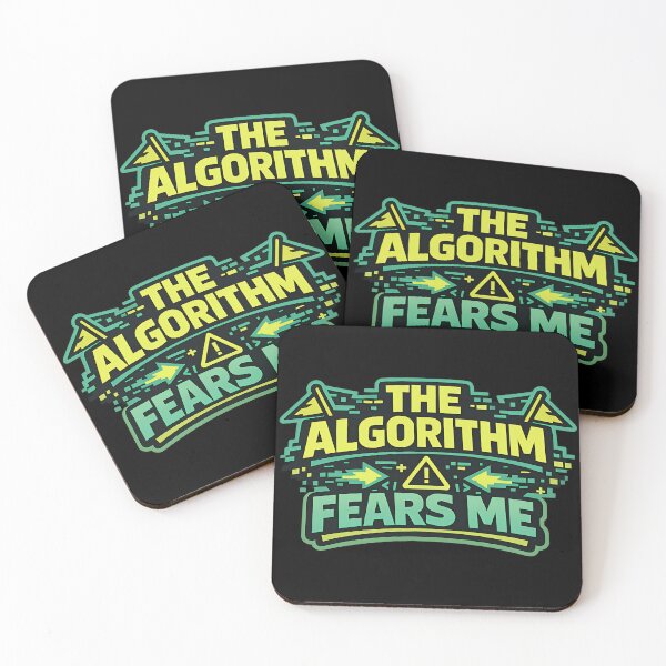Artikelvorschau, Der Algorithmus hat Angst vor mir – Lustiges Internet-Humor-Typografie-T-Shirt-Glitch-Social-Media-Meme entworfen und verkauft von TeeTimeTreasure.