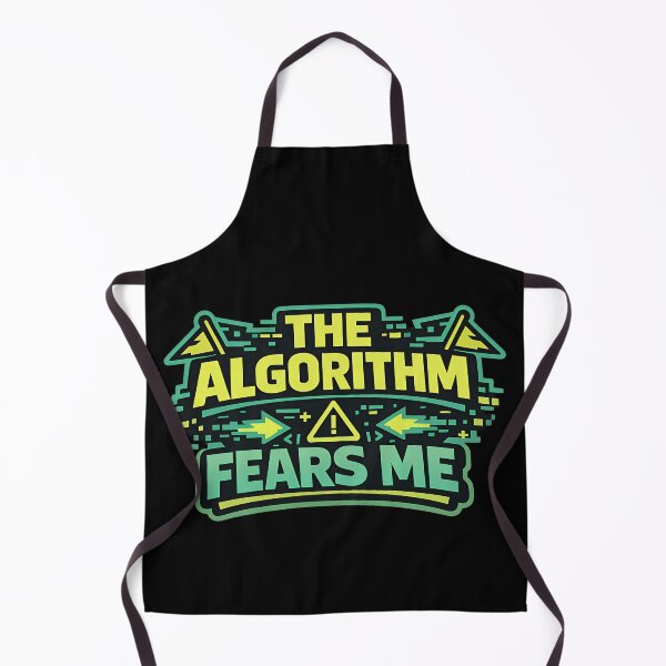 Item preview, The Algorithm Fears Me Funny Internet Humor Typography T-Shirt Glitch Social Media Meme designed and sold by TeeTimeTreasure.