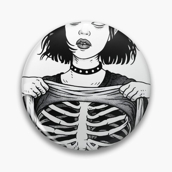 Item preview, Empty Flash – Gothic Skeleton Girl designed and sold by OH-MY-GOTH.