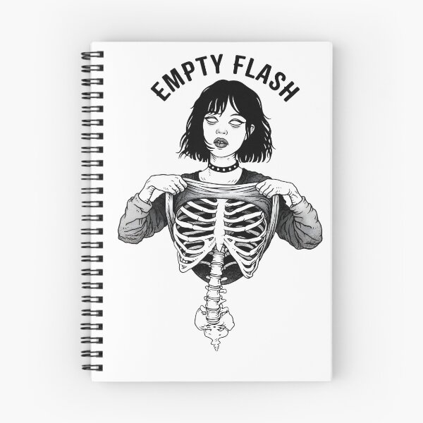Item preview, Empty Flash – Gothic Skeleton Girl designed and sold by OH-MY-GOTH.