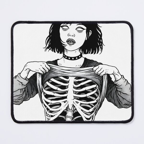 Item preview, Empty Flash – Gothic Skeleton Girl designed and sold by OH-MY-GOTH.
