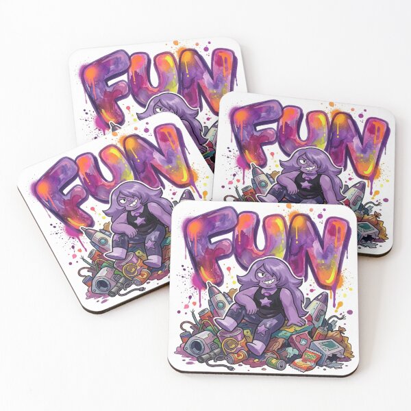 Item preview, Amethyst FUN - Graffiti Watercolor Art designed and sold by 0Zetgest.