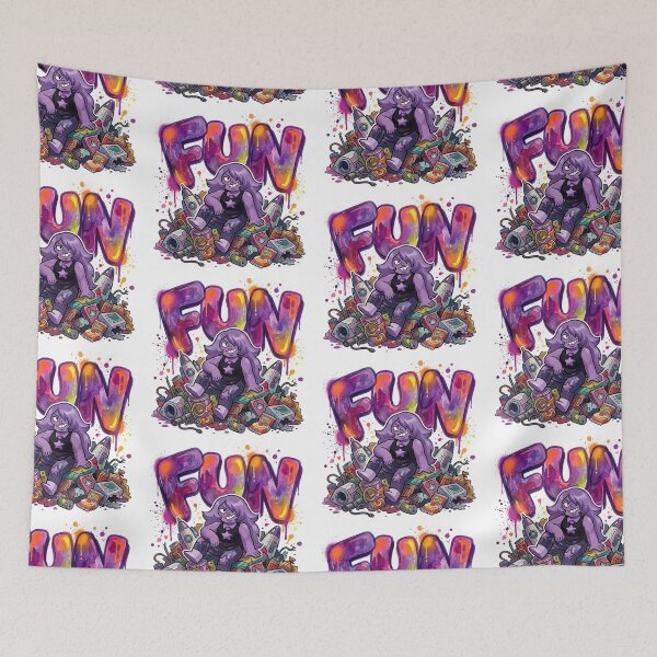 Item preview, Amethyst FUN - Graffiti Watercolor Art designed and sold by 0Zetgest.