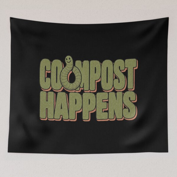 Item preview, Compost Happens Shirt, Bold Statement Composting T-Shirt, Funny Compost Gift Tee, Garden Humor Graphic Shirt designed and sold by TshirtsLabs.