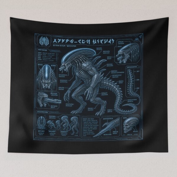 Item preview, Hybrid Predator Alien Blueprint 01 designed and sold by Rex Vox.