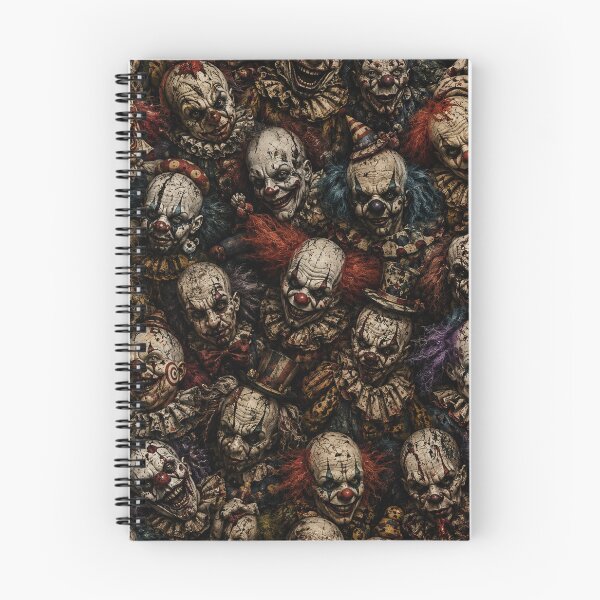 Item preview, Scary Clown All Over Print | Creepy Horror Clown Pattern | Haunted Circus Seamless Gothic Texture designed and sold by getpressedshirt.