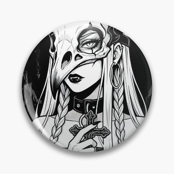 Item preview, Raven's Skull Priestess designed and sold by OH-MY-GOTH.