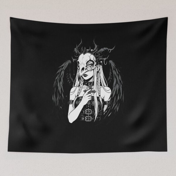 Item preview, Raven's Skull Priestess designed and sold by OH-MY-GOTH.