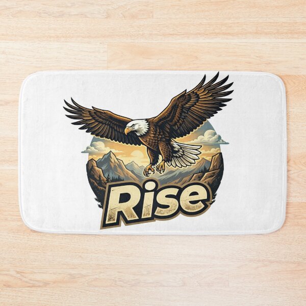 Item preview, Rising powerful eagle above mountains designed and sold by Octaner.