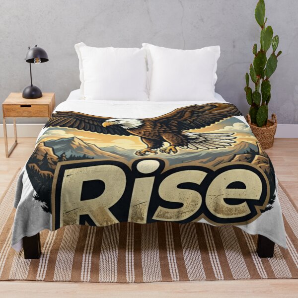 Item preview, Rising powerful eagle above mountains designed and sold by Octaner.