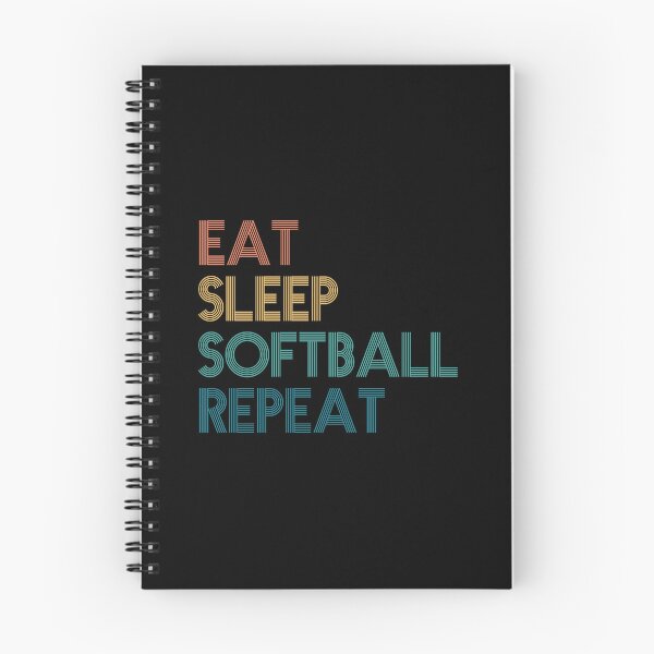 Item preview, Eat Sleep Softball Repeat - Gift For Softball Fans designed and sold by kindxinn.