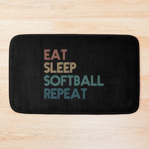 Item preview, Eat Sleep Softball Repeat - Gift For Softball Fans designed and sold by kindxinn.