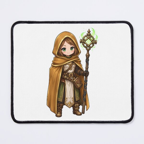 Item preview, female wizard anime dnd art original art character design designed and sold by sabartgunpla.