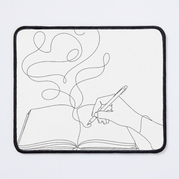 Item preview, Creative Writing in Open Book Line Art designed and sold by MWprint.