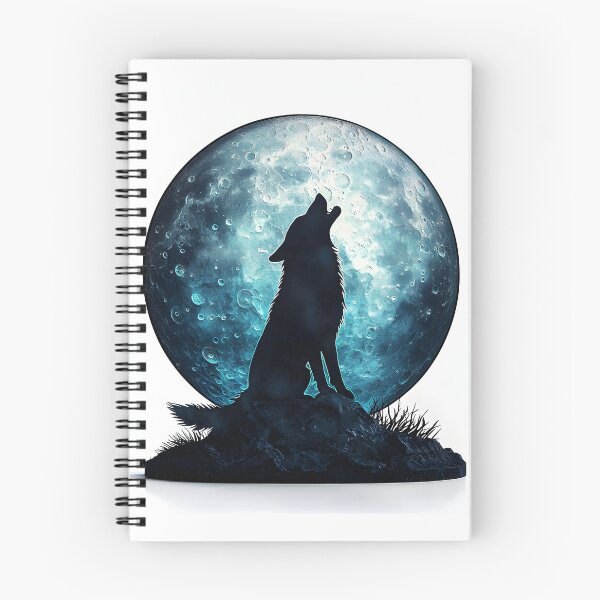Item preview, 3d Render Of Moonlit Wolf Howling Digital designed and sold by Checho30.
