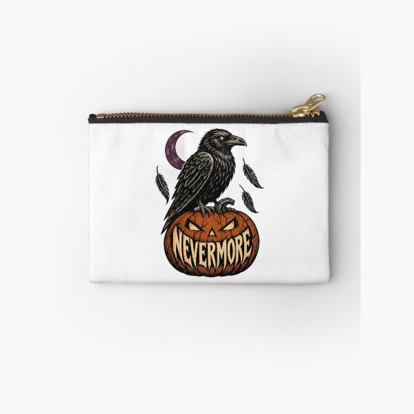 Item preview, Edgar Allan Poe Halloween: Nevermore Pumpkin Raven designed and sold by Fenay Designs.