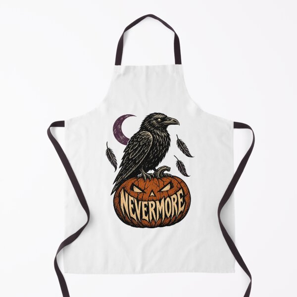 Artikelvorschau, Edgar Allan Poe Halloween: Nevermore Pumpkin Raven entworfen und verkauft von Fenay Designs.