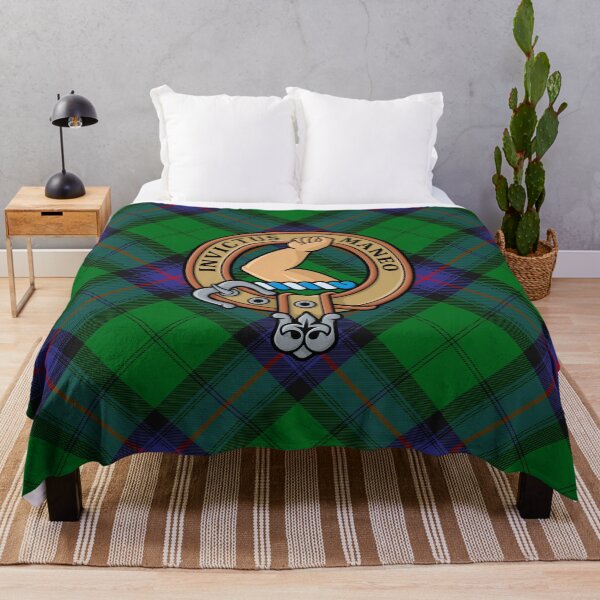 Item preview, Clan Armstrong Crest over Tartan designed and sold by sifis.