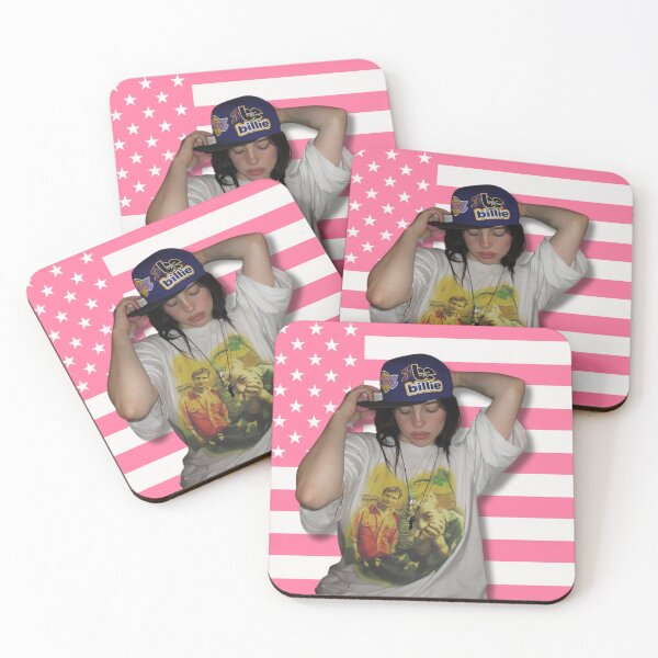 Item preview, Billie Eilish Pink American Flag 2 designed and sold by moonna designs.