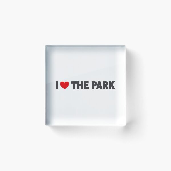Item preview, I Love The Park Typography Heart Graphic Design designed and sold by odin655.