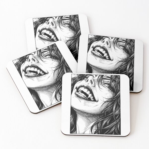 Item preview, Gothic horror close-up illustration designed and sold by OH-MY-GOTH.