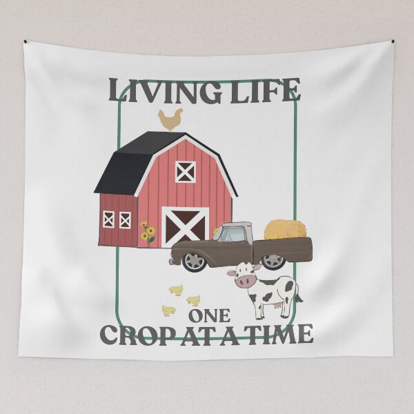 Item preview, Living life when crop at a time designed and sold by TaraPen.
