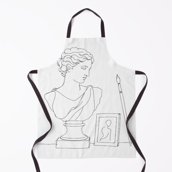 Item preview, Classical Sculpture Artist Studio Line Art designed and sold by MWprint.