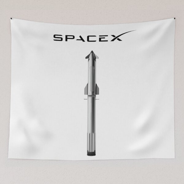 Item preview, SpaceX Starship Super Heavy Blueprint | Stainless Steel Rocket Minimalist Space Exploration T-Shirt designed and sold by Dyan4.