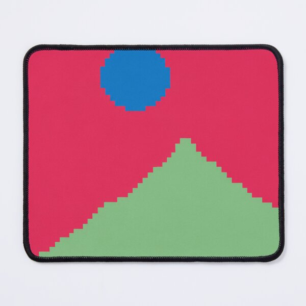 Item preview, Pastel Pixel Mountain Landscape Art designed and sold by braakmore.