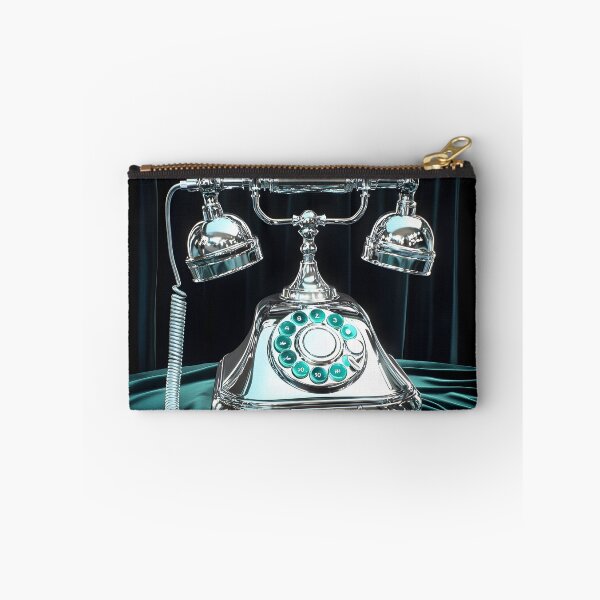 Item preview, 3d Render Of Chrome Retro Telephone Digital designed and sold by Checho30.