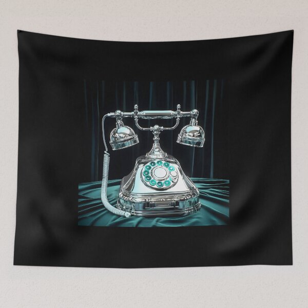 Item preview, 3d Render Of Chrome Retro Telephone Digital designed and sold by Checho30.