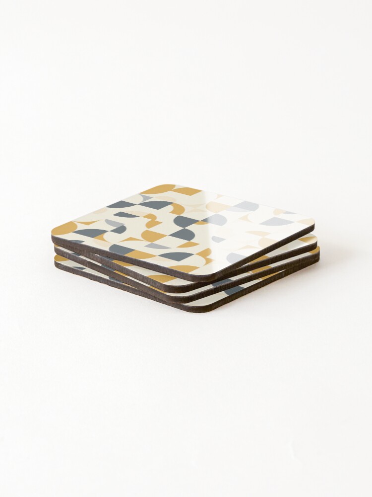 Thumbnail 4 of 5, Coasters (Set of 4), Geometric pattern designed and sold by Ruchi73.