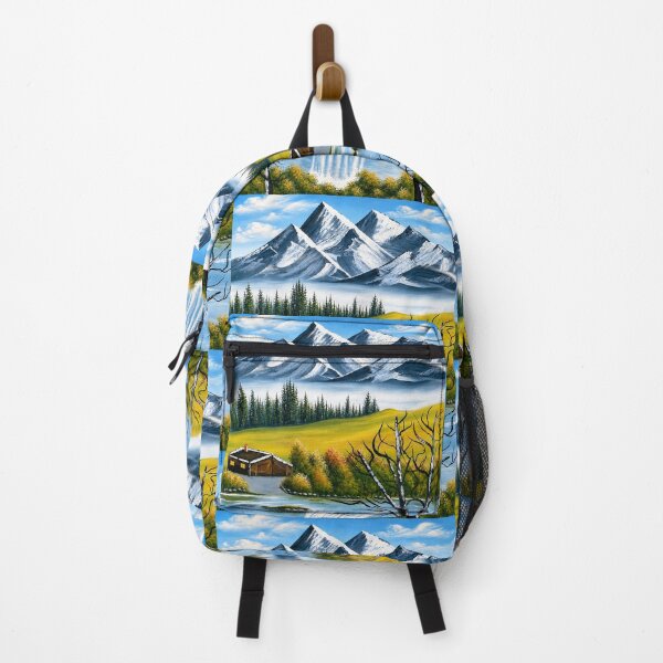 Item preview, Blue Cold Mountains Snowy Waterfall River designed and sold by MarlinMatt.