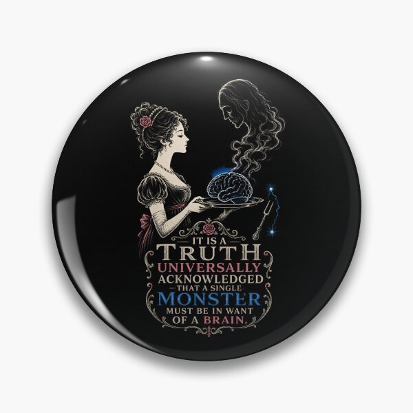 Item preview, Pride and Prejudice Halloween: Monster Wants a Brain designed and sold by Fenay Designs.