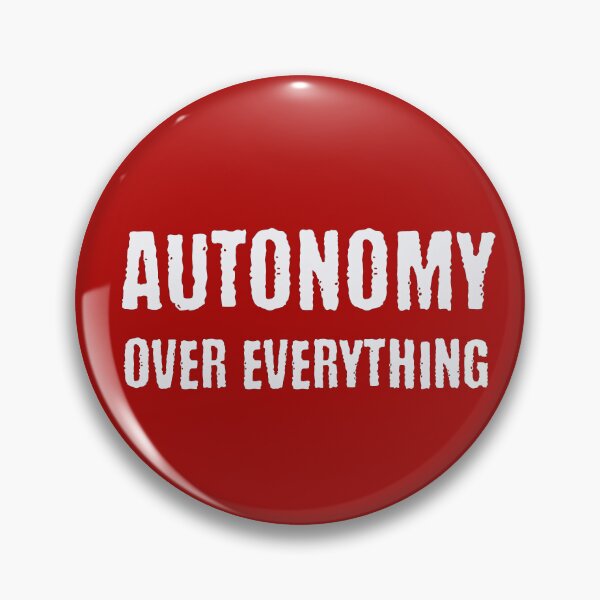 Item preview, Autonomy Over Everything PDA Neurodivergent Gift designed and sold by Notty DOT.