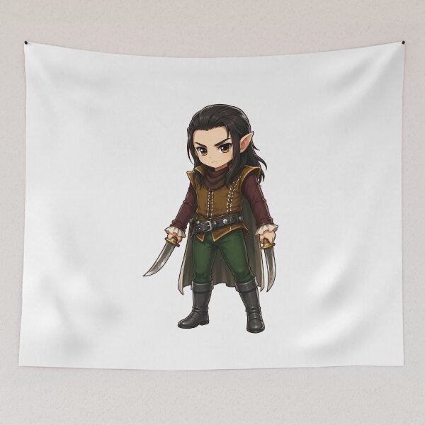 Item preview, assasin Elf hunter anime dnd art original art character design  designed and sold by sabartgunpla.