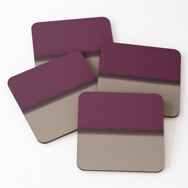 Item preview, Burgundy and Taupe Color Block  designed and sold by pluielegere.