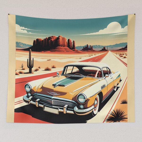 Item preview, Car on desert road 2 designed and sold by tarkone.
