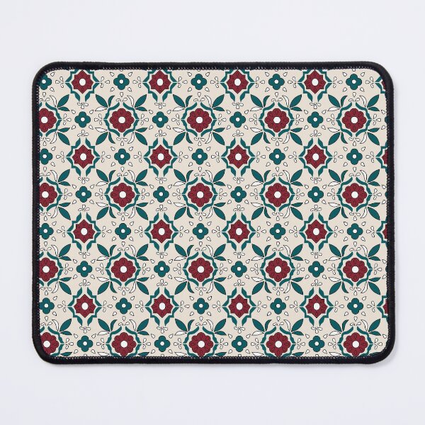 Item preview, Burgundy & Green Floral Seamless Patter designed and sold by Dsquare1.