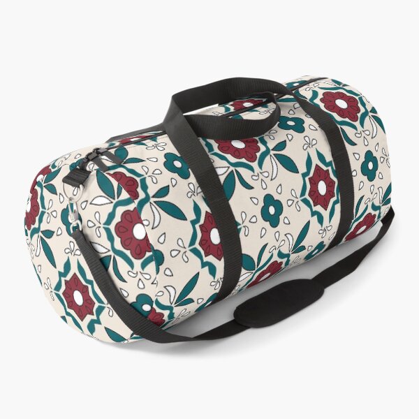 Item preview, Burgundy & Green Floral Seamless Patter designed and sold by Dsquare1.