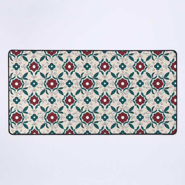 Item preview, Burgundy & Green Floral Seamless Patter designed and sold by Dsquare1.