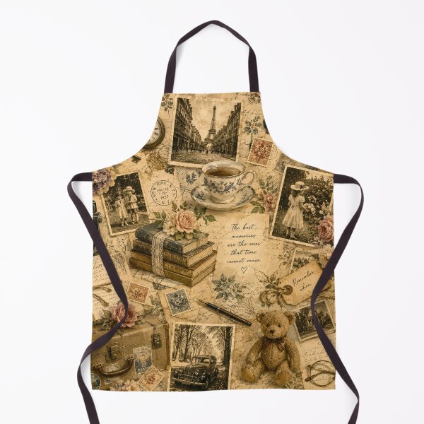 Item preview, Vintage Paris Memories Collage – French Ephemera, Antique Letters & Cottagecore Nostalgia designed and sold by rimmatv.