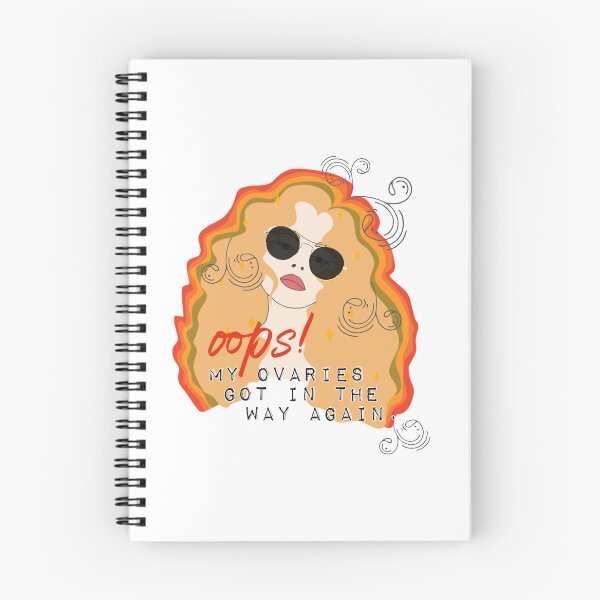Item preview, oops! my ovaries got in the way, digital doodle designed and sold by GiSilver.