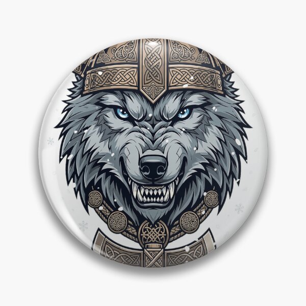 Item preview, Fierce Viking Wolf Warrior Design designed and sold by SurStudio.