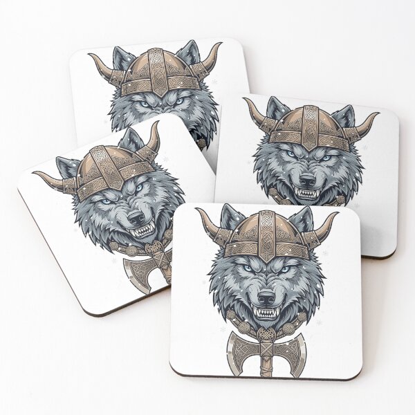 Item preview, Fierce Viking Wolf Warrior Design designed and sold by SurStudio.