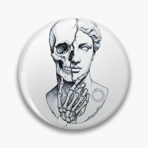 Item preview, Memento Mori Skull Statue designed and sold by Mystic & Celestial Art.