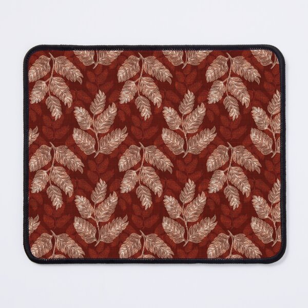 Item preview, Textured Leaves In Faded Background (light Red Brown) designed and sold by primavera art.