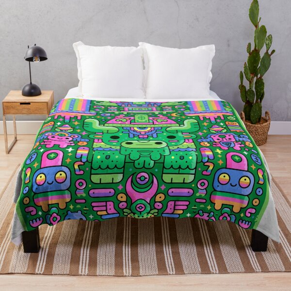 Item preview, Vibrant Bull Spirit: Maximalist Mystical Shrine designed and sold by Romgora.